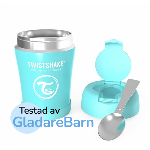 Twistshake mattermos 350 ml, blå pastell